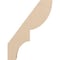 Ekena Millwork 3-inch W x 12-inch D x 16-inch H Ridgewood Rough Cedar Woodgrain TimberThane Knee Brace, Primed BRCUR03X12X16RIDRCPR - alternate 2